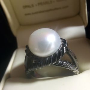 South Sea Mape pearl ring Zara 925